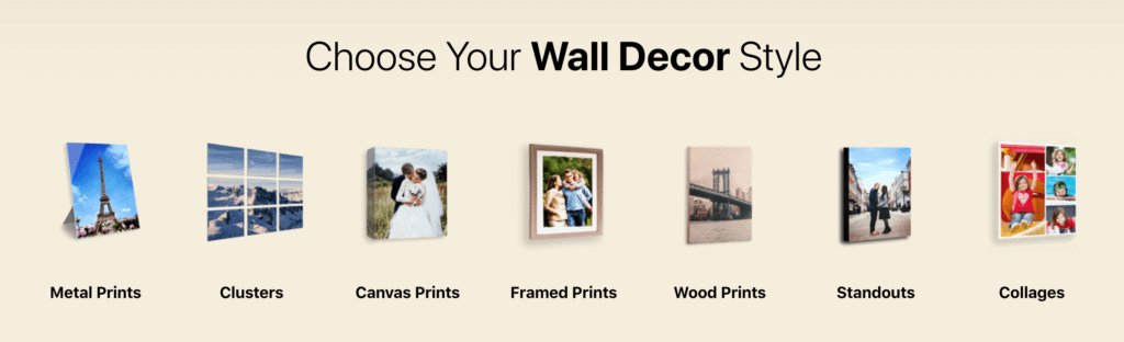Wall decor styles and options from AdoramaPix. Reviews and discounts are on their own websites. Subscribe for more discount on printing products.